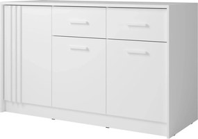 Comoda CANADA CD21, alb, PAL laminat, 150x42x94 cm