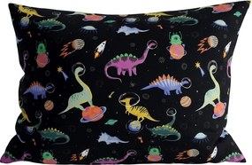 Față de pernă din microfibra DINO SPACE 70x90 cm, colorată