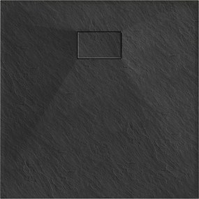 Mexen Hugo brodzik pătrat SMC 90 x 90 cm, negru - 42709090