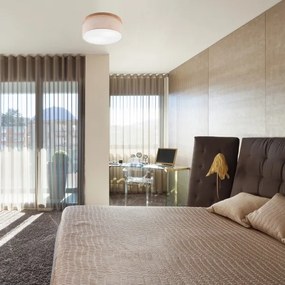 Plafonieră Brilagi BELLADONNA 2xE27/15W/230V d. 40 cm bej/stejar