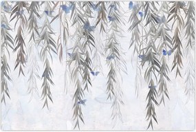 Tablou - Crenguțe de salcie cu fluturi (90x60 cm)