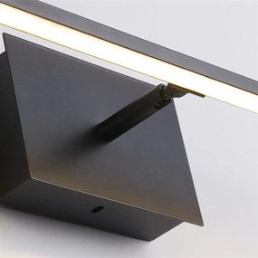 Aplica de perete LED pentru oglinda, tablou IP44 Amalfi, negru