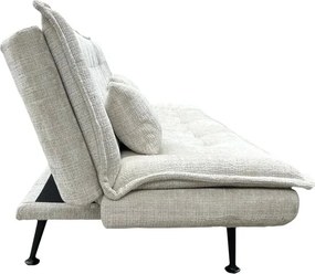 Canapea extensibila, Tesatura chenille bej JAZZ 195cm