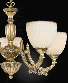Candelabru din alama cu 5 brate design italian 7055