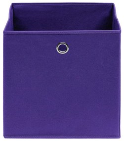 Cutii de depozitare 10 buc. violet 28x28x28 cm material netesut 10, Violet, 1, Violet