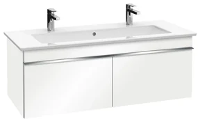 Mobilier lavoar baie alb cu 2 sertare, 1153x420x502 mm, Villeroy Boch, Venticello 1153x420x502 mm, Alb