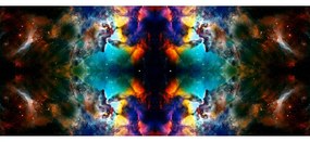 Fotoliu Nirvana Hobbit Pufrelax, Material Impermeabil - Lagoon Nebula