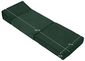 Scaun pliant/saltea MALEN, verde
