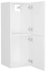 Set mobilier de baie, alb, PAL Alb, 41 x 38.5 x 46 cm, 1