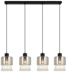 Lustra 4L design modern Hendry negru