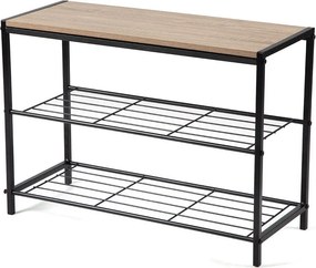 Pantofar negru din oțel 63x44x30 cm Asten – Bonami Essentials