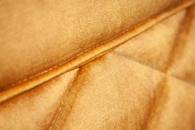 Fotoliu design retro Mustang Lounger, galben mustar