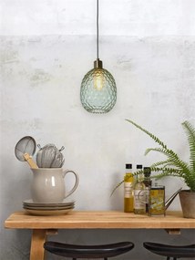 Pendul design decorativ Venice oval, green