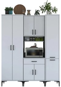 Set dulapuri bucătărie Jenaretta 19 (alb + negru). 1107091
