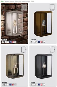 Aplica de perete exterior stil clasic IP44 Box