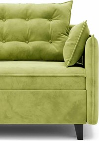 Canapea lemn masiv Extensibila Okay, 210 × 102 × 75 cm