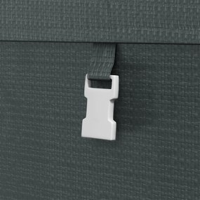 Outsunny Magazie pentru Scule cu Protecție UV și Intrare cu Fermoar, Cort de Garaj, 120x179x165 cm, Gri Închis | Aosom Romania
