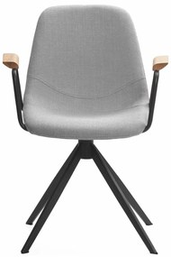 Scaune de dining gri-deschis 2 buc. Tali – Marckeric