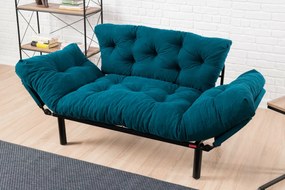 Canapea pat Nitta Petrol Blue