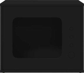 vidaXL Casa pentru pisici Negru 51 x 30 x 42,5 cm Lemn compozit