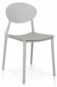 Set 4 scaune BOB -HORECA-POLIPROPILENA - GRI