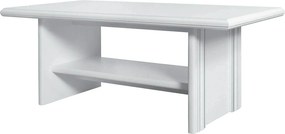 Masute cafea vintage IDENTO, alb, PAL, 130x65x51 cm