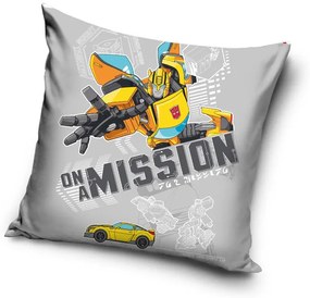 Transformers Mission husă pernă velvet 40x40 cm
