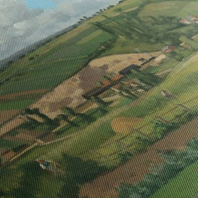 Tablou - Camille Pissarro, Landscape at Les Pâtis, Pontoise, reproducere (90x60 cm)