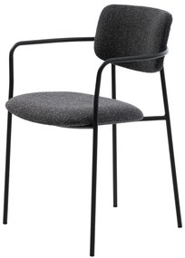 Scaun de dining gri închis Zama – Unique Furniture