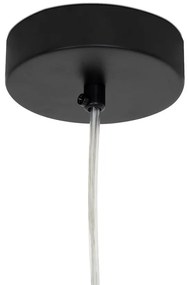 Lustra moderna cu 20 de surse de lumina LINEA Oval 120 negru