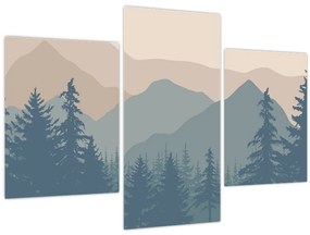 Tablou - Munții Turcoaz N⁰2 (90x60 cm)