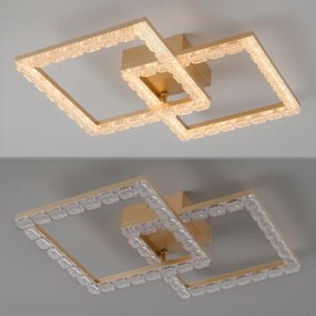 JUST LIGHT. 14732-60 - Plafonieră LED GLITRA LED/17,5W/230V aurie