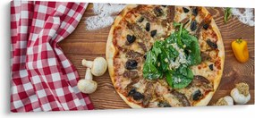Tablou cu pizza (120x50 cm)