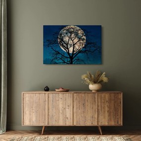 Tablou copacului cu lună plină (90x60 cm)