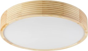 Plafonieră NATURAL MODERN 3xE27/15W/230V, diametru 47,5 cm, lemn de pin
