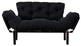 Canapea extensibilă Nitta Black