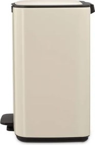 Cos de gunoi Brabantia Bo Pedal 1010123, 12 l, Inchidere usoara, Baza antiderapanta, Bej