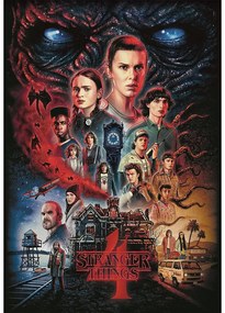 Stranger Things Darkness Rises Puzzle Compact Clementoni cu 1000 de piese