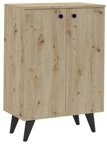 Pantofar Luton, 2 Usi, Stejar Artisan, 62 x 35 x 90 cm