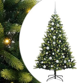 vidaXL Pom de Crăciun Artificial cu Ramuri Hinge, 150 LED-uri 120 cm