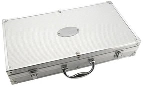 Trusă cu ustensile din oțel inoxidabil pentru grătar 18 buc.