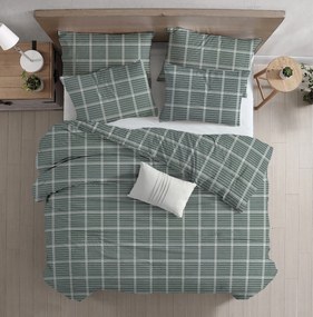 Lenjerie de pat din bumbac Renforce FIOREA verde Dimensiune lenjerie de pat: 70 x 90 cm | 140 x 220 cm