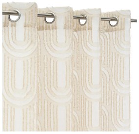 Perdea bej 140x260 cm Relief Arch – Casa Selección