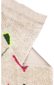Covor crem lavabil/țesut manual din bumbac 170x240 cm Kaarol – Lorena Canals
