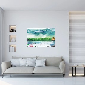 Tablou - Peisaj de vis (90x60 cm)