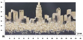 Mauro Ferretti Pictura Pe Panza Golden City Cm 150X3,8X70