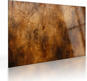 Tablou pe sticlă - Lemn în detaliu (70x50 cm)