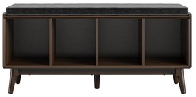 Pantofar maro cu bancă Novogratz Brittany