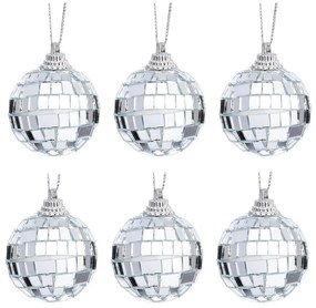 Globuri de Crăciun 6 buc. din plastic ø 4 cm Mirror Ball Mini – Sass & Belle
