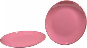 Farfurie Gresie 26cm HOME Roz Inchis Pal, fel principal (Carmine Dark Pink)